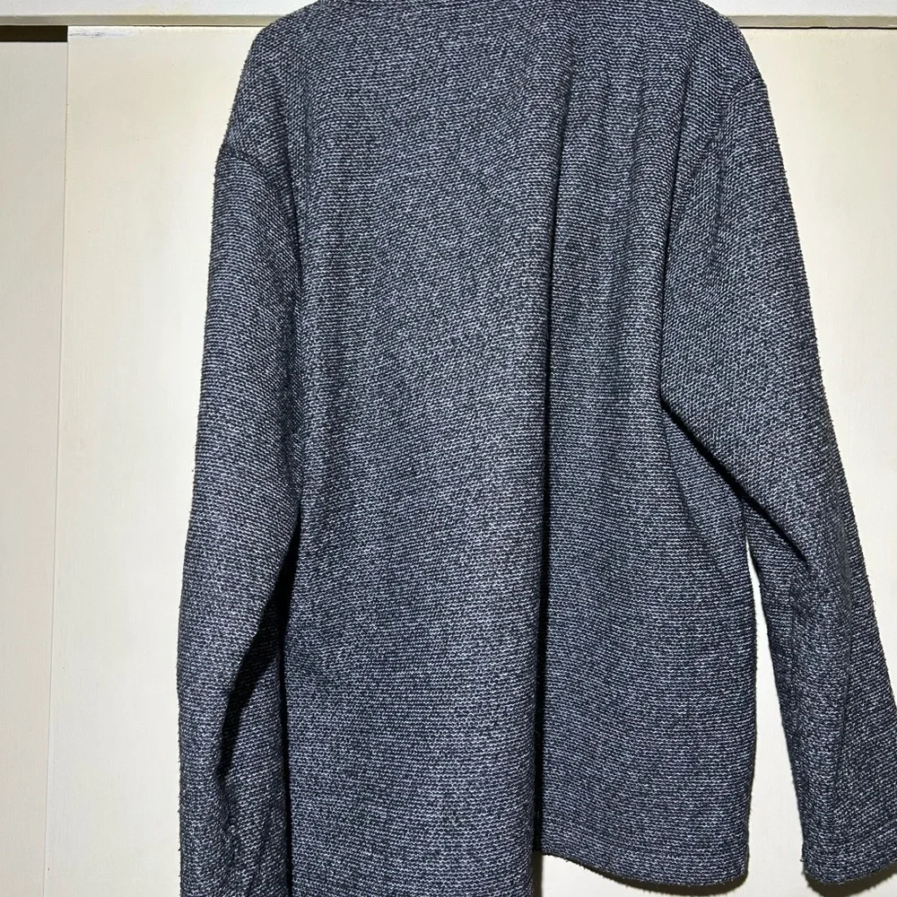 Orvis Men's Gray Quarter-Zip Sweater
